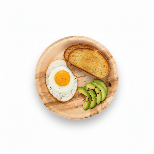 13cm Palm Leaves Round Plate