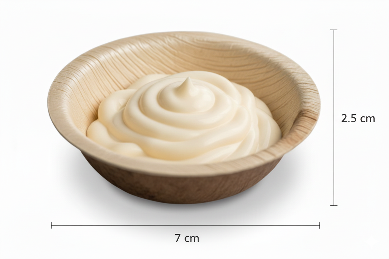 7cm Palm Leaves Round Bowl