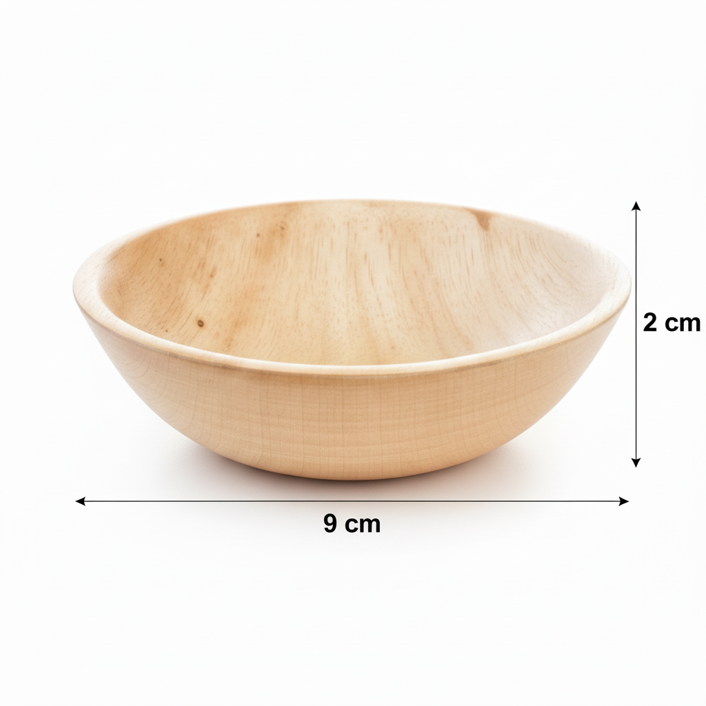 9cm Palm Leaves Round Bowl