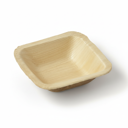 11cm Deep Palm Leaves Square Bowl