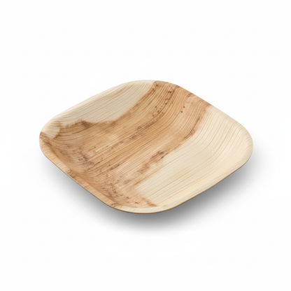 11cm Palm Leaves Square Plate
