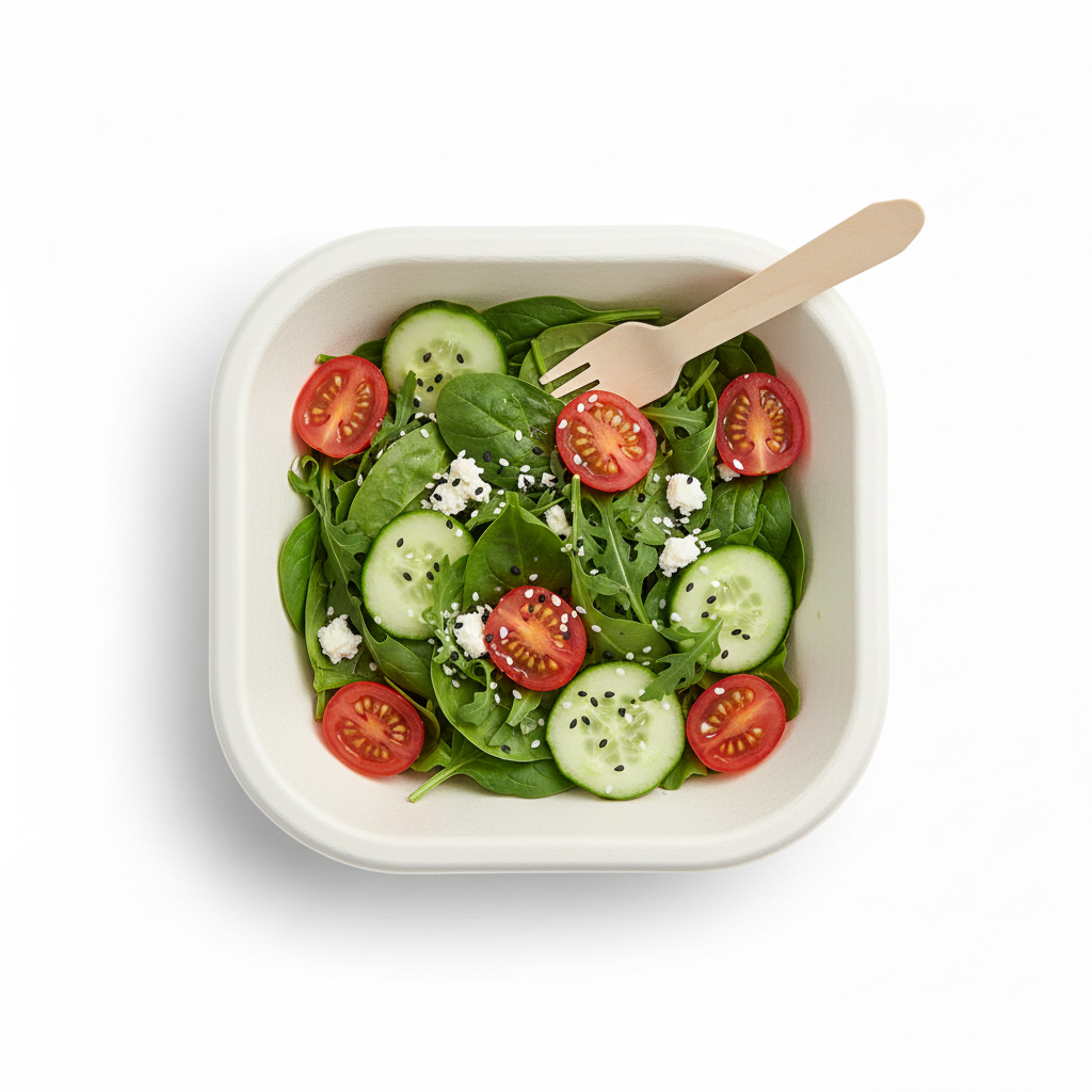 11cm Sugarcane Square Plate