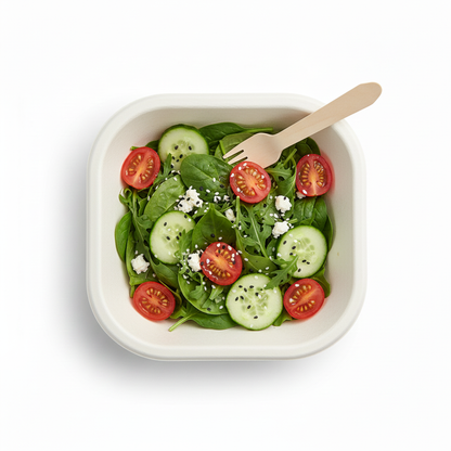 11cm Sugarcane Square Plate