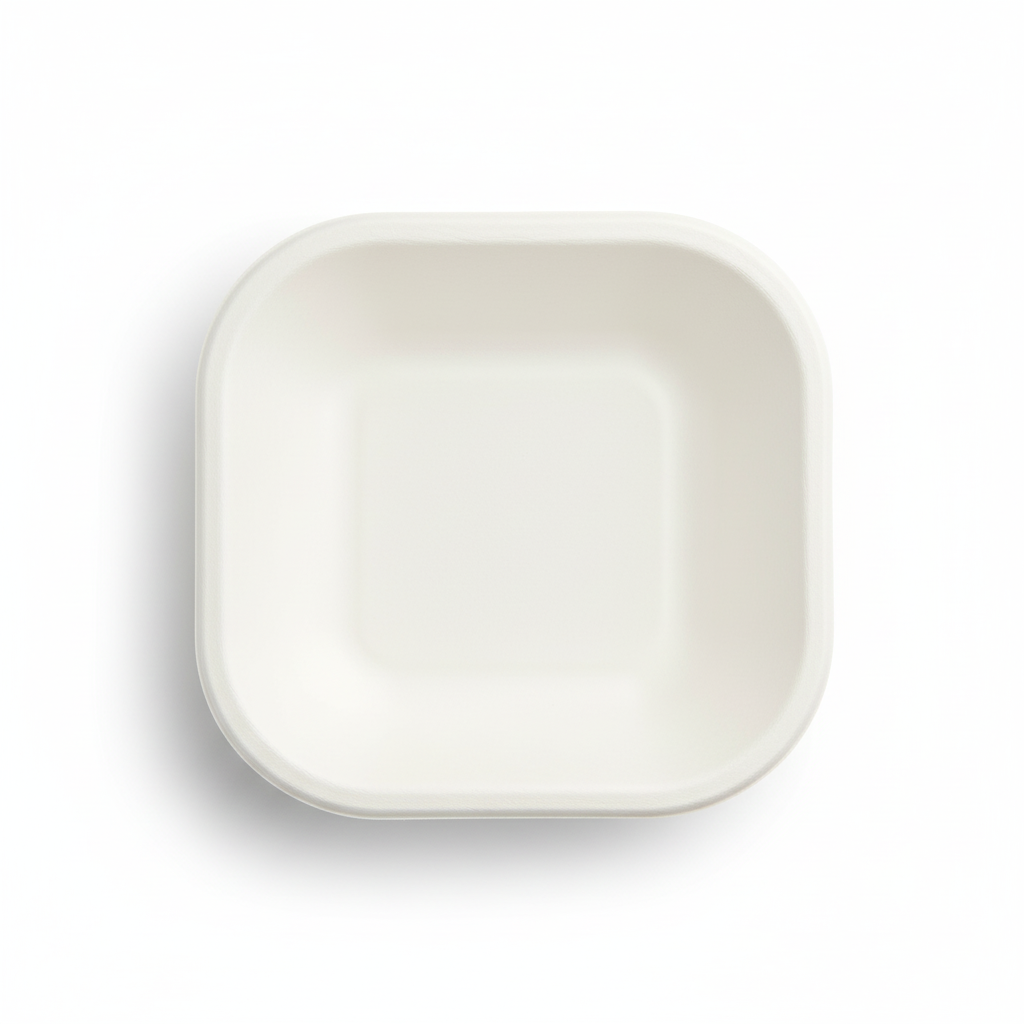 11cm Sugarcane Square Plate