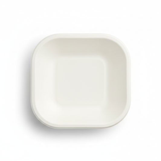11cm Sugarcane Square Plate