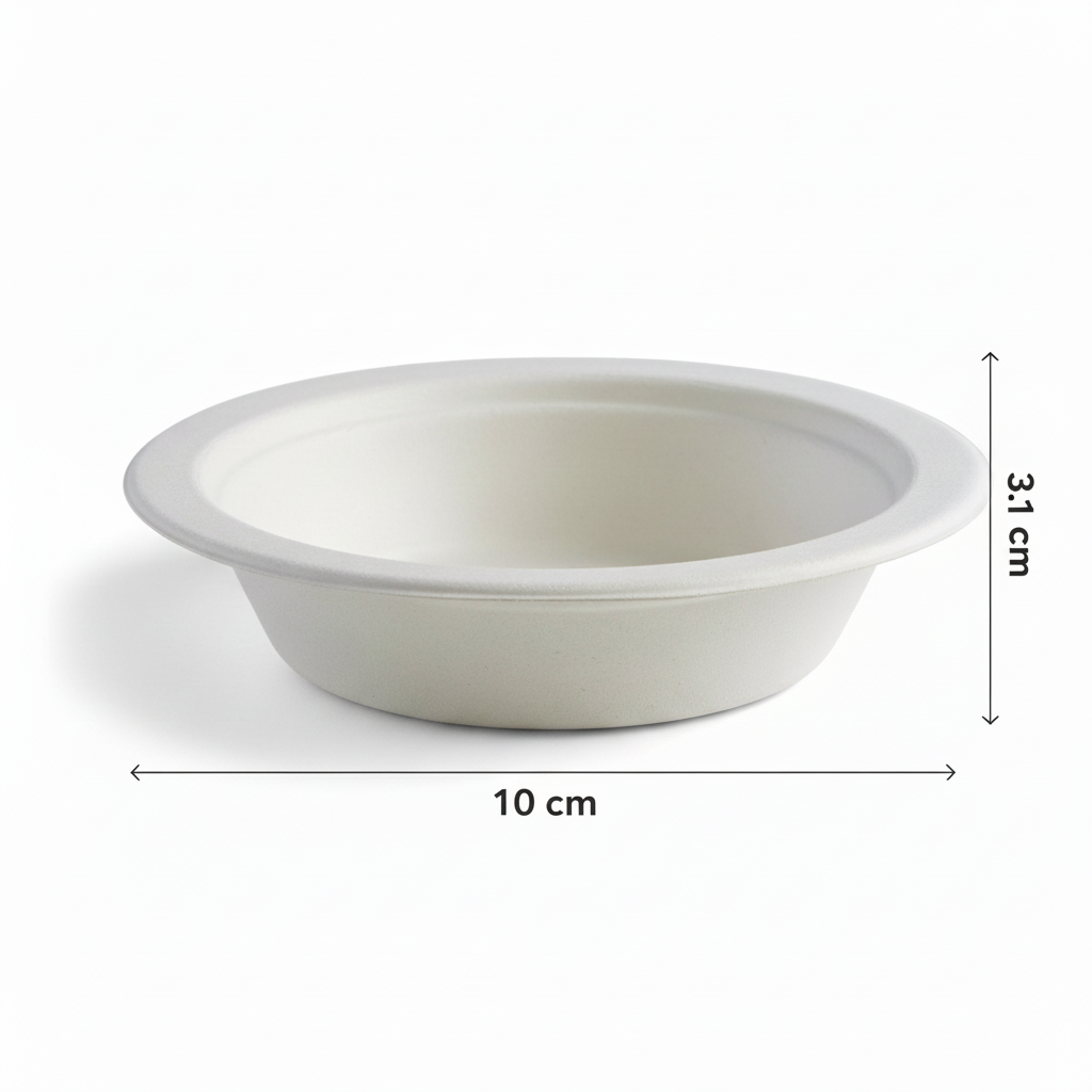 120ml Sugarcane Round Bowl