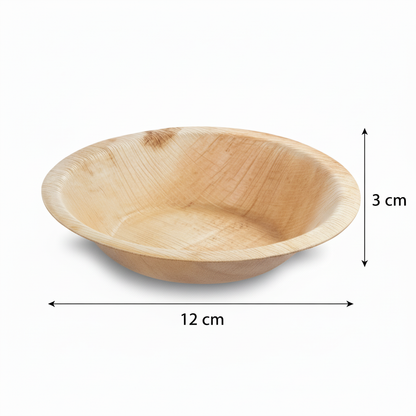 12cm Palm Leaves Round Bowl