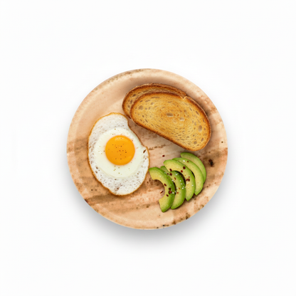 13cm Palm Leaves Round Plate