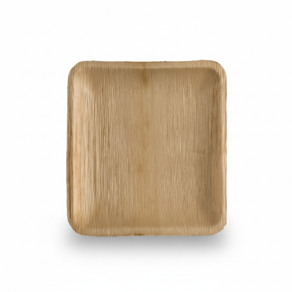 13cm Palm Leaves Square Plate