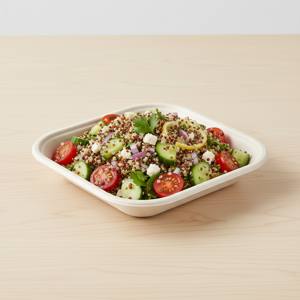 14 cm Sugarcane Square 1D Tray - 1