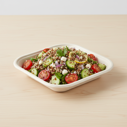 14 cm Sugarcane Square 1D Tray - 1