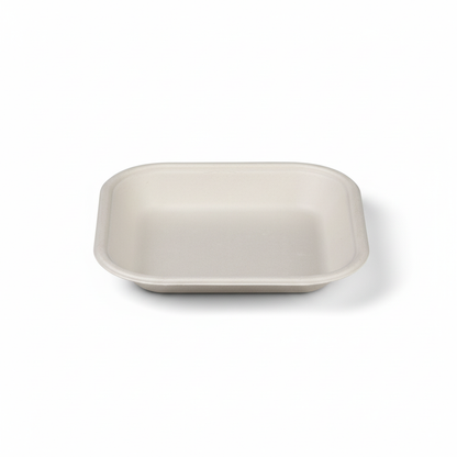 14 cm Sugarcane Square 1D Tray - 1