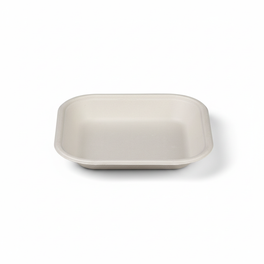 14 cm Sugarcane Square 1D Tray - 1