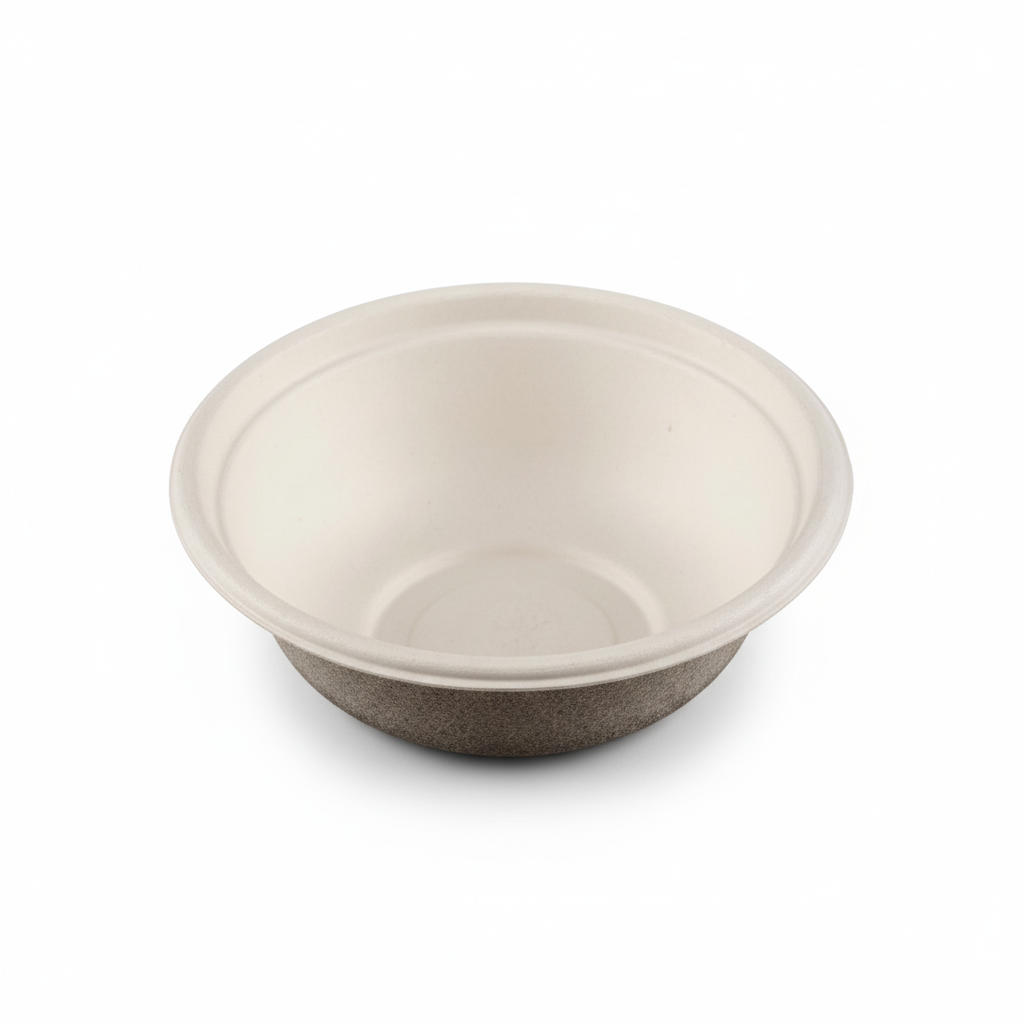 14cm 360ml Sugarcane Round Bowl