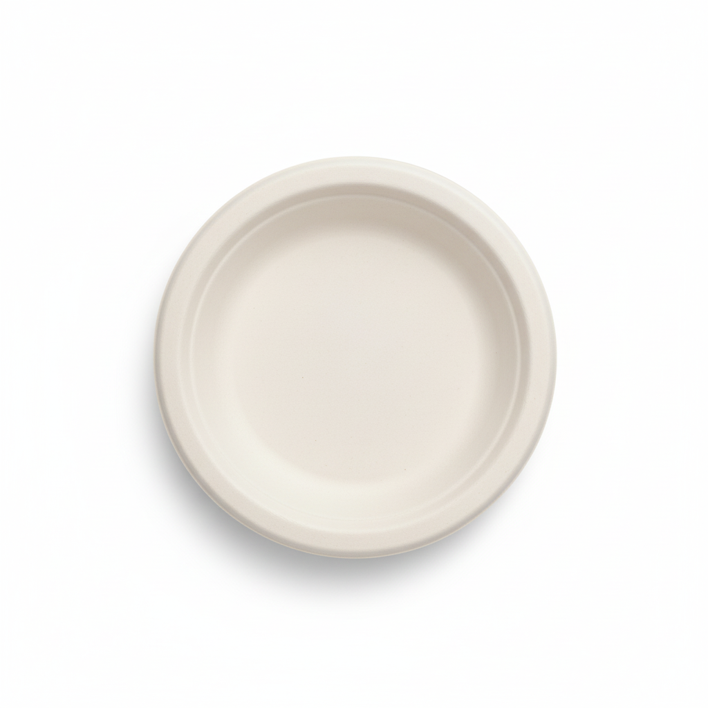 14cm Deep Sugarcane Round Plate