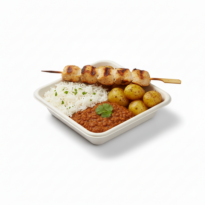 14cm Sugarcane Square 1D Plate