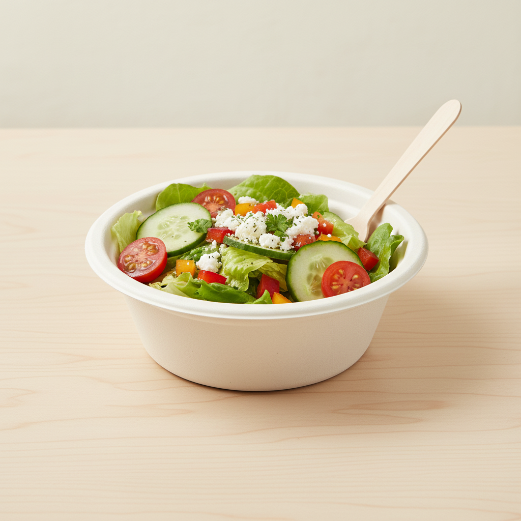15cm 360ml Sugarcane Round Bowl