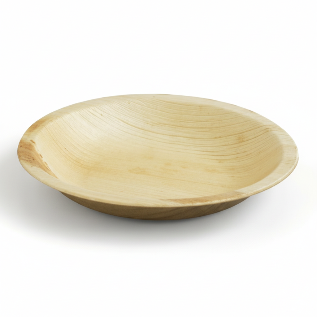 15cm Palm Leaves Round Plate
