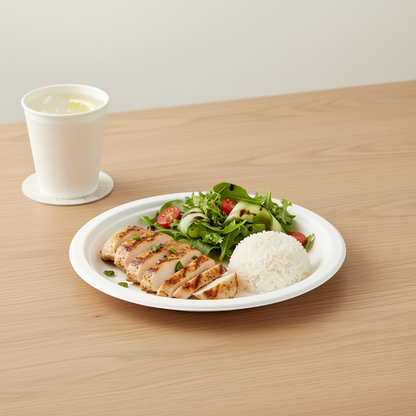 15cm Sugarcane Round Plate