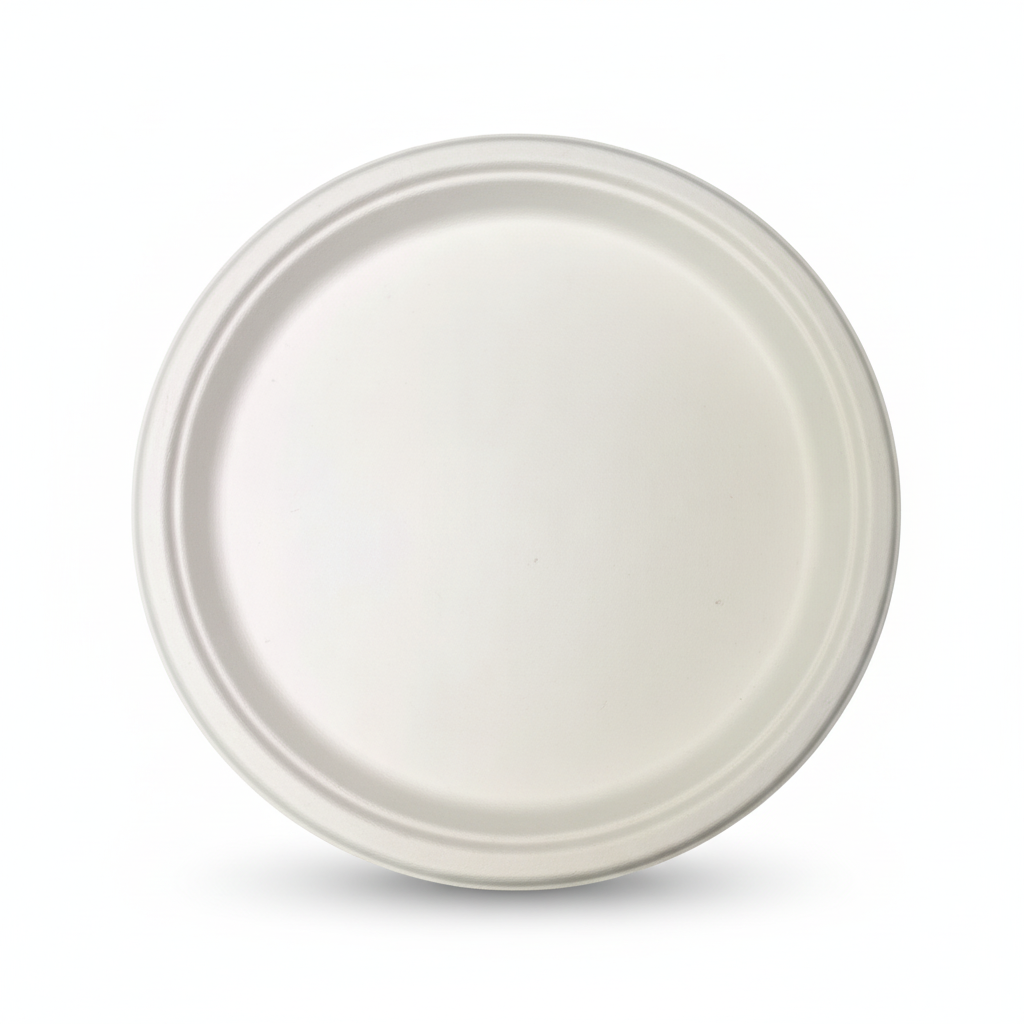 15cm Sugarcane Round Plate