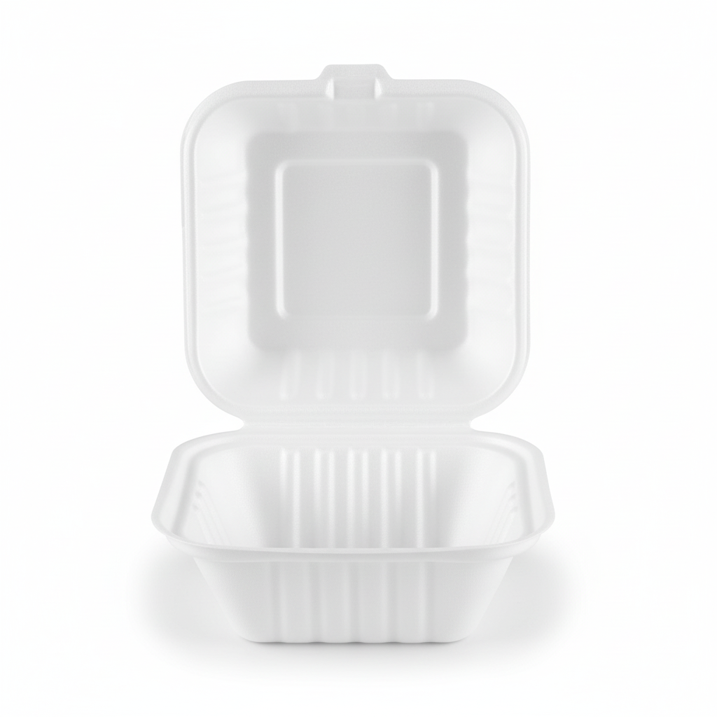 15cm Sugarcane Square Clamshell
