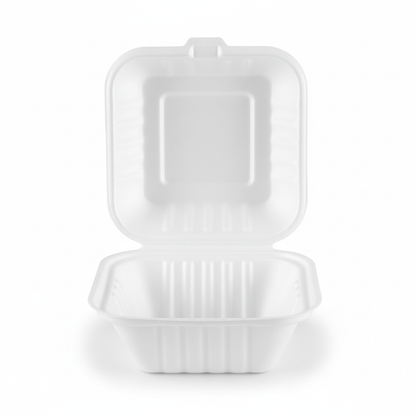 15cm Sugarcane Square Clamshell