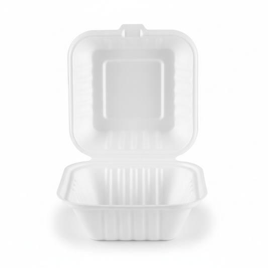 15cm Sugarcane Square Clamshell