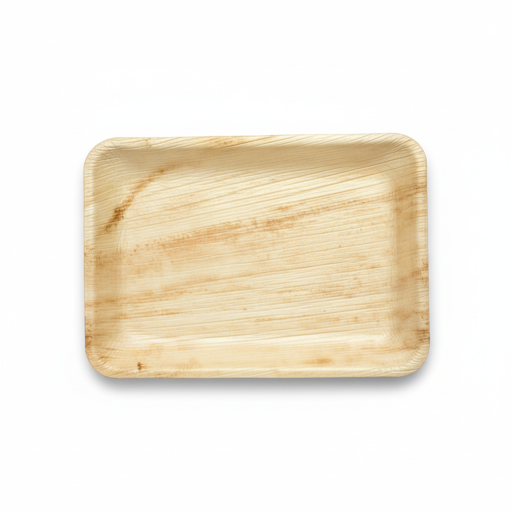 15cm x 11cm Palm Leaves Rectangular Tray