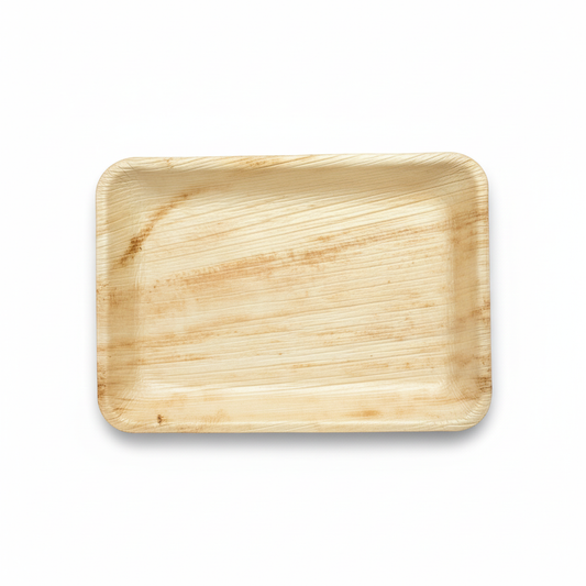15cm x 11cm Palm Leaves Rectangular Tray