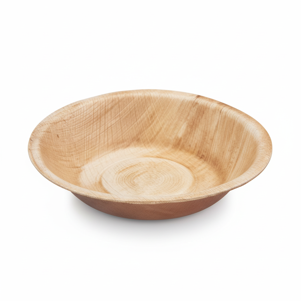 16cm Deep Palm Leaves Round Bowl