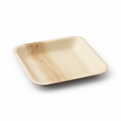 16cm Palm Leaves Square Plate