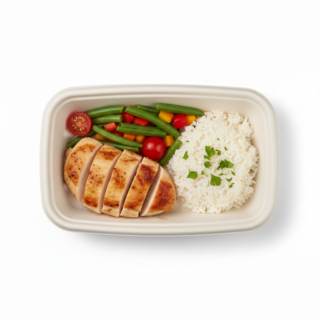 17cm x 11cm Sugarcane Rectangular Bowl