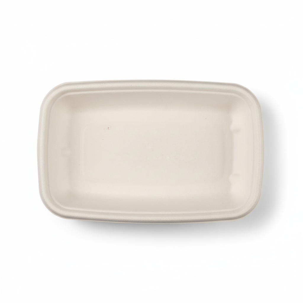 17cm x 11cm Sugarcane Rectangular Bowl