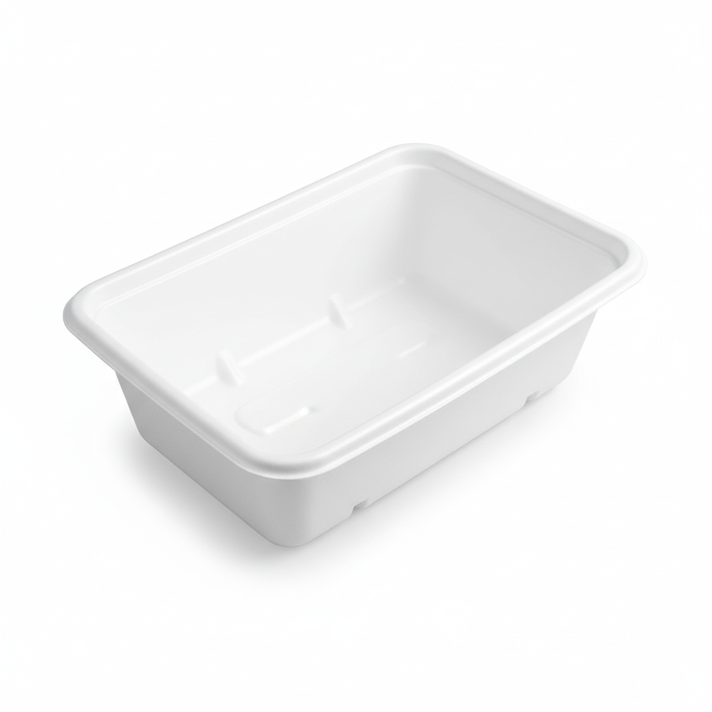 17cm x 12cm Sugarcane Rectangular Container