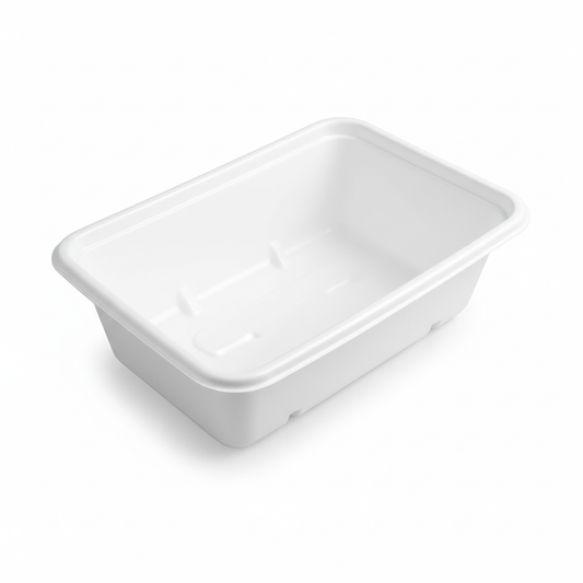 17cm x 12cm Sugarcane Rectangular Container