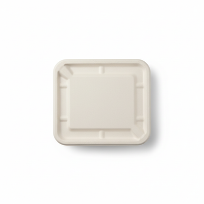 17cm x 16cm Sugarcane Rectangular Lids for Container