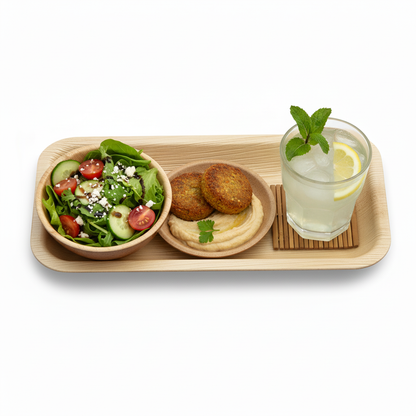 17cm x 7cm Palm Leaves Rectangular Tray