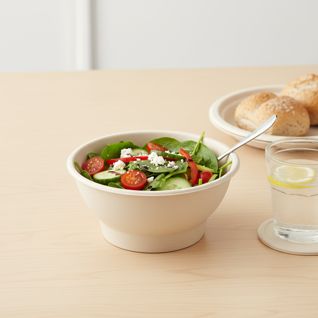 180ml Sugarcane Round Bowl
