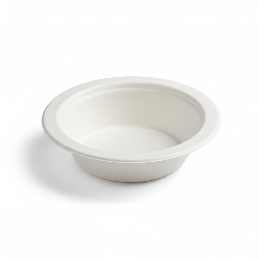 18cm 480ml Sugarcane Round Bowl