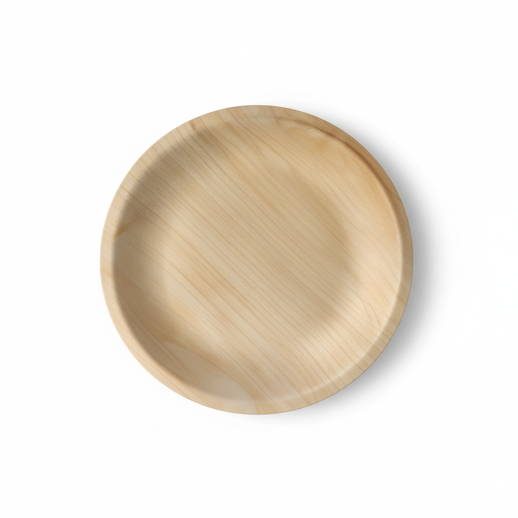18cm Palm Leaves Round Plate