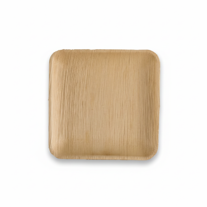 18cm Shallow Palm Leaves Square Plate