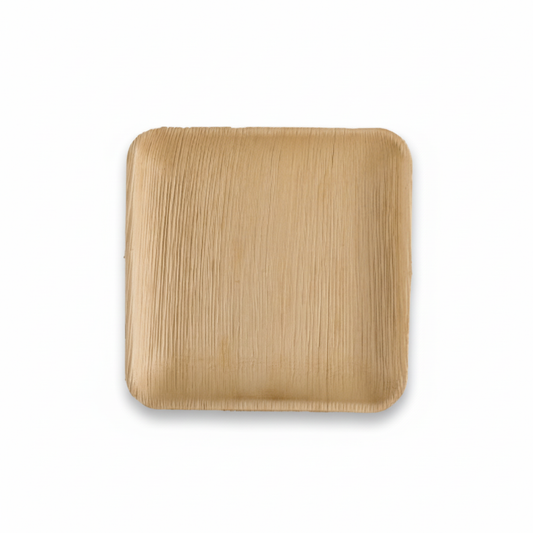 18cm Shallow Palm Leaves Square Plate
