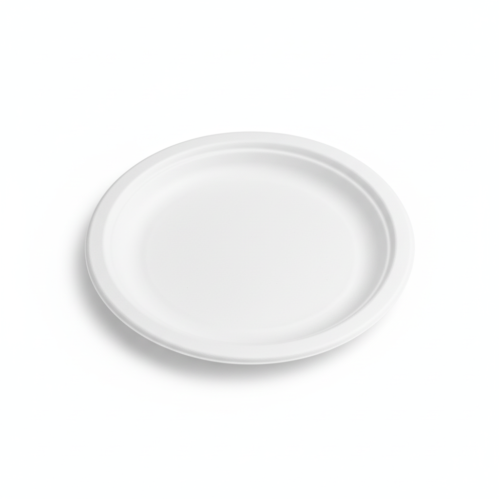 18cm Sugarcane Round Plate