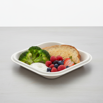 18cm Sugarcane Square Plate