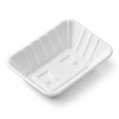 18cm x 13cm Sugarcane Rectangular Chip Tray