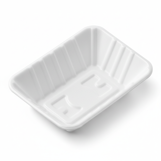 18cm x 13cm Sugarcane Rectangular Chip Tray