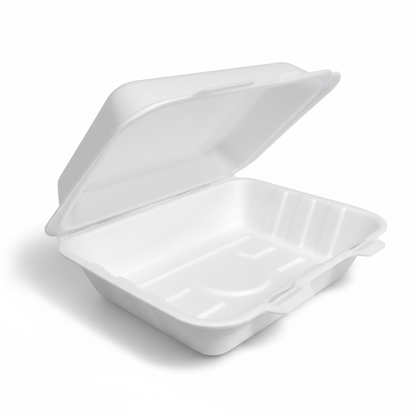 18cm x 13cm Sugarcane Rectangular Clamshell