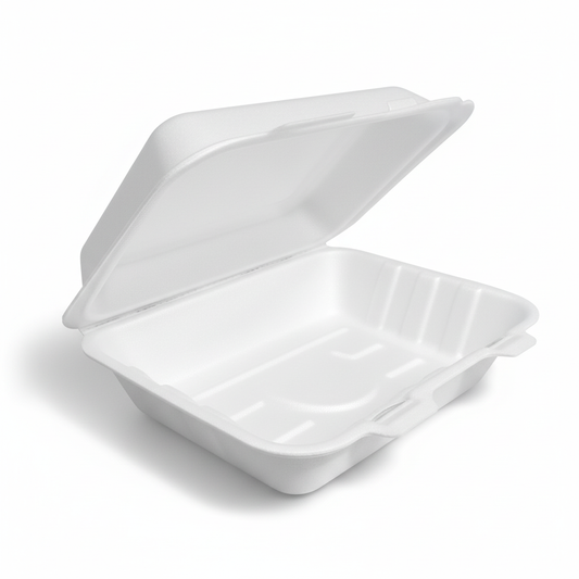 18cm x 13cm Sugarcane Rectangular Clamshell