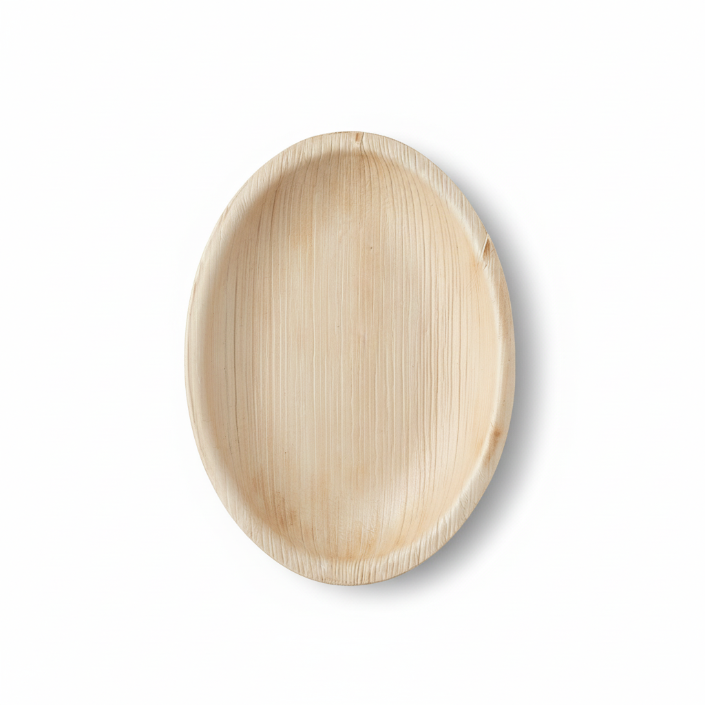 19cm x 13cm Palm Leaves Oval Ellipse Tray
