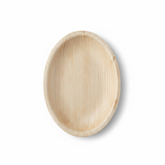 19cm x 13cm Palm Leaves Oval Ellipse Tray